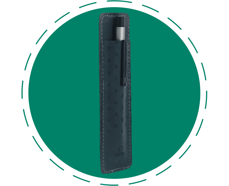 Dival Ajanda | Porte-stylo en cuir